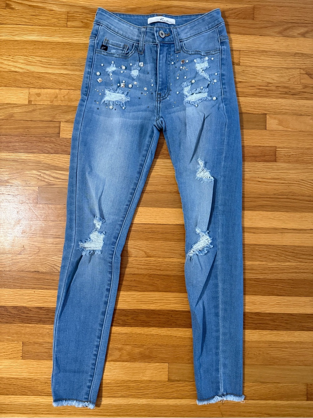 Kancan beaded jeans Sz 1